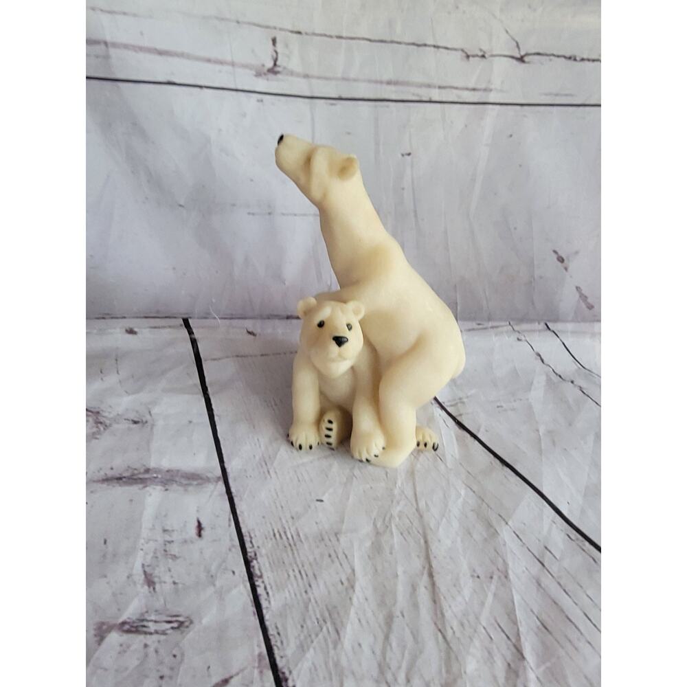 Quarry Critters Peter And Polly Second Nature Polar Bears W/box Anniversary Gift